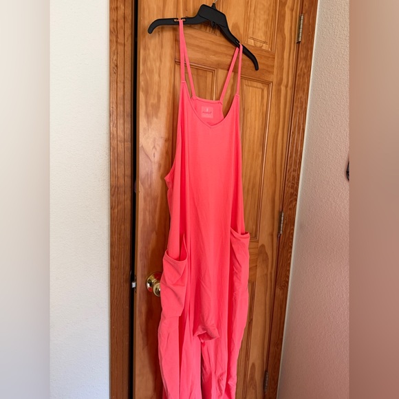 NWT Free People Hotshot Onesie Hot Watermelon Size XL - Picture 5 of 7